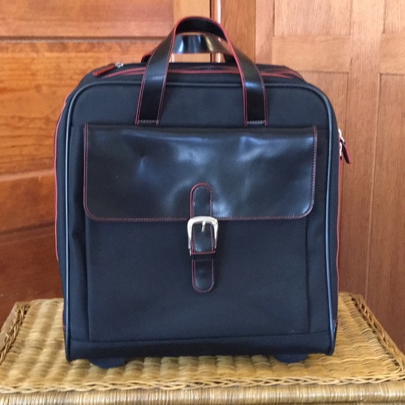 Jack George’s Milano Vertical Wheeled Brief Case. - Picture 1 of 6